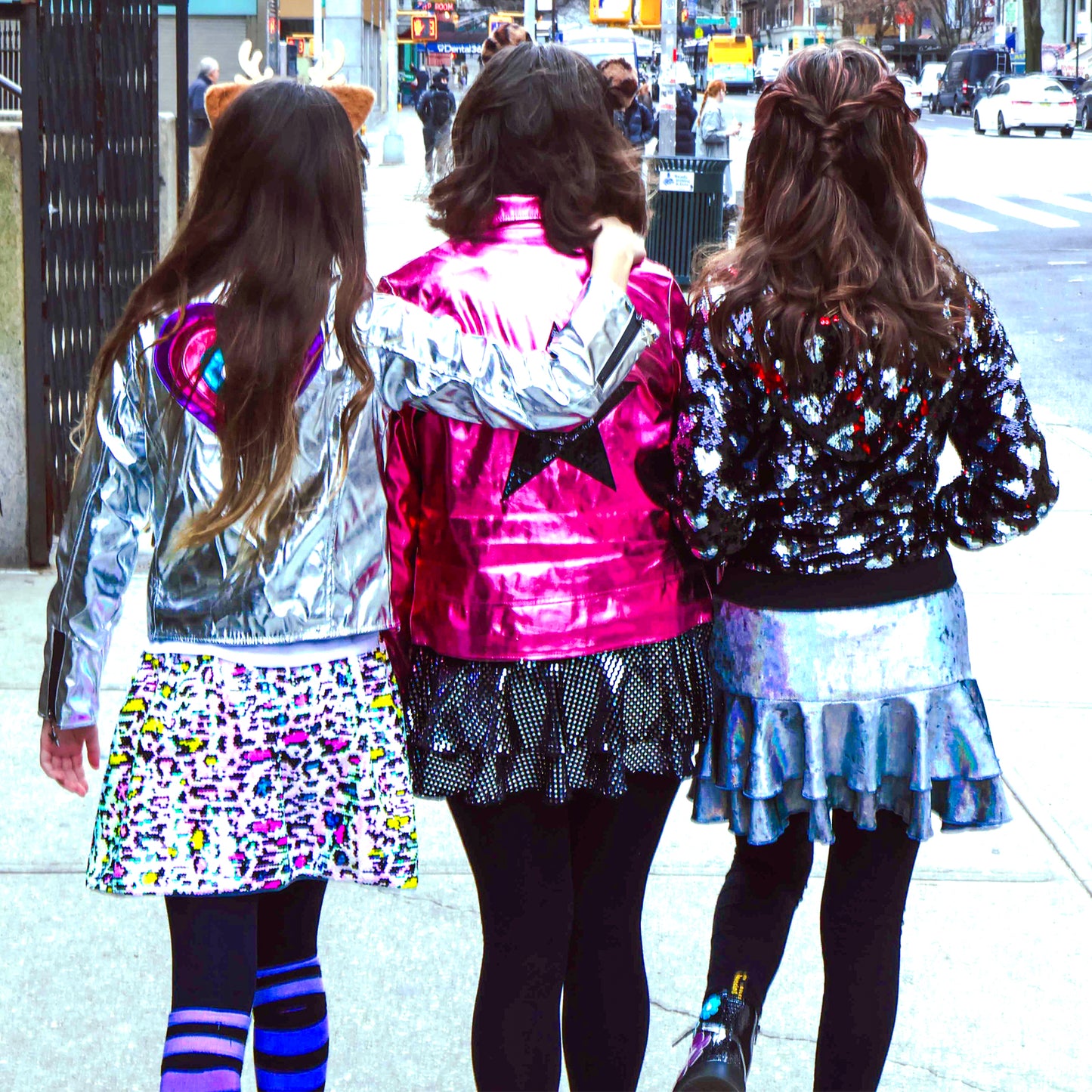 Leopard Flip Sequin Skirt