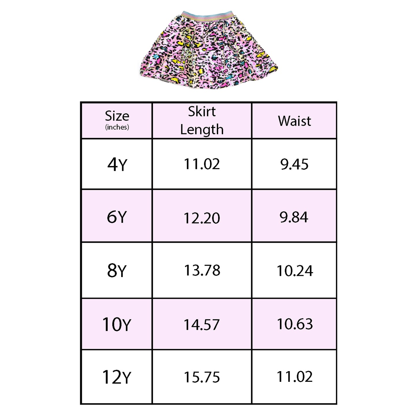 Leopard Flip Sequin Skirt