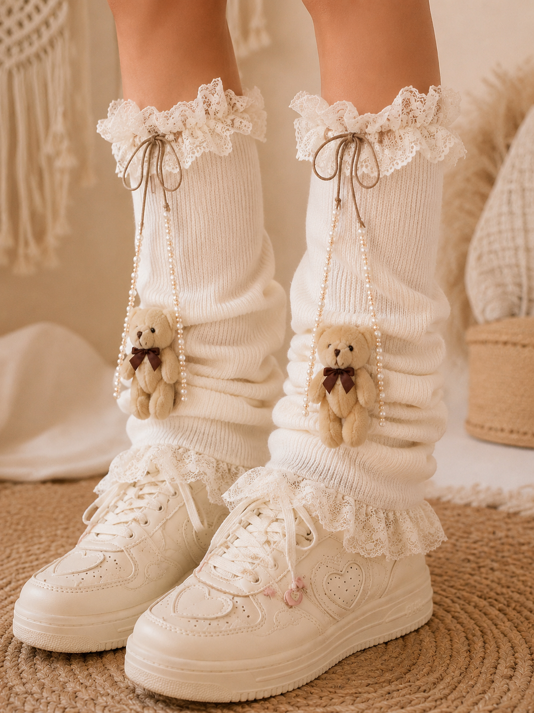 Ivory Dream Leg Warmers
