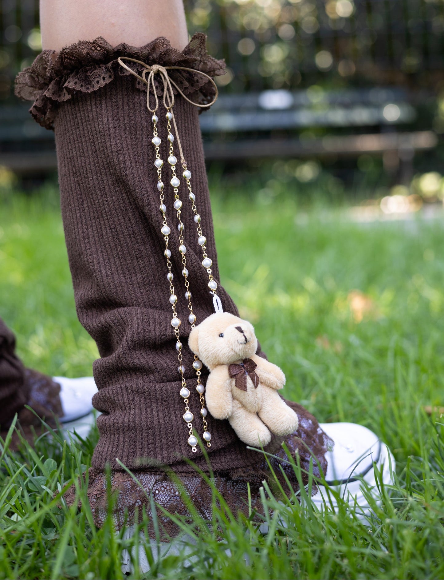 Espresso Teddy Leg Warmers