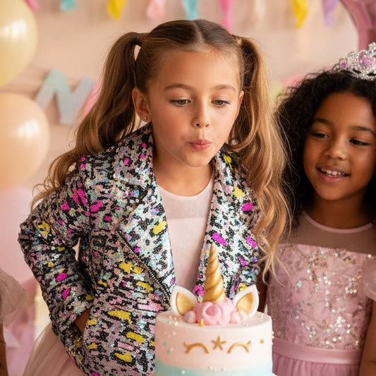 Leopard Flip Sequin Jacket