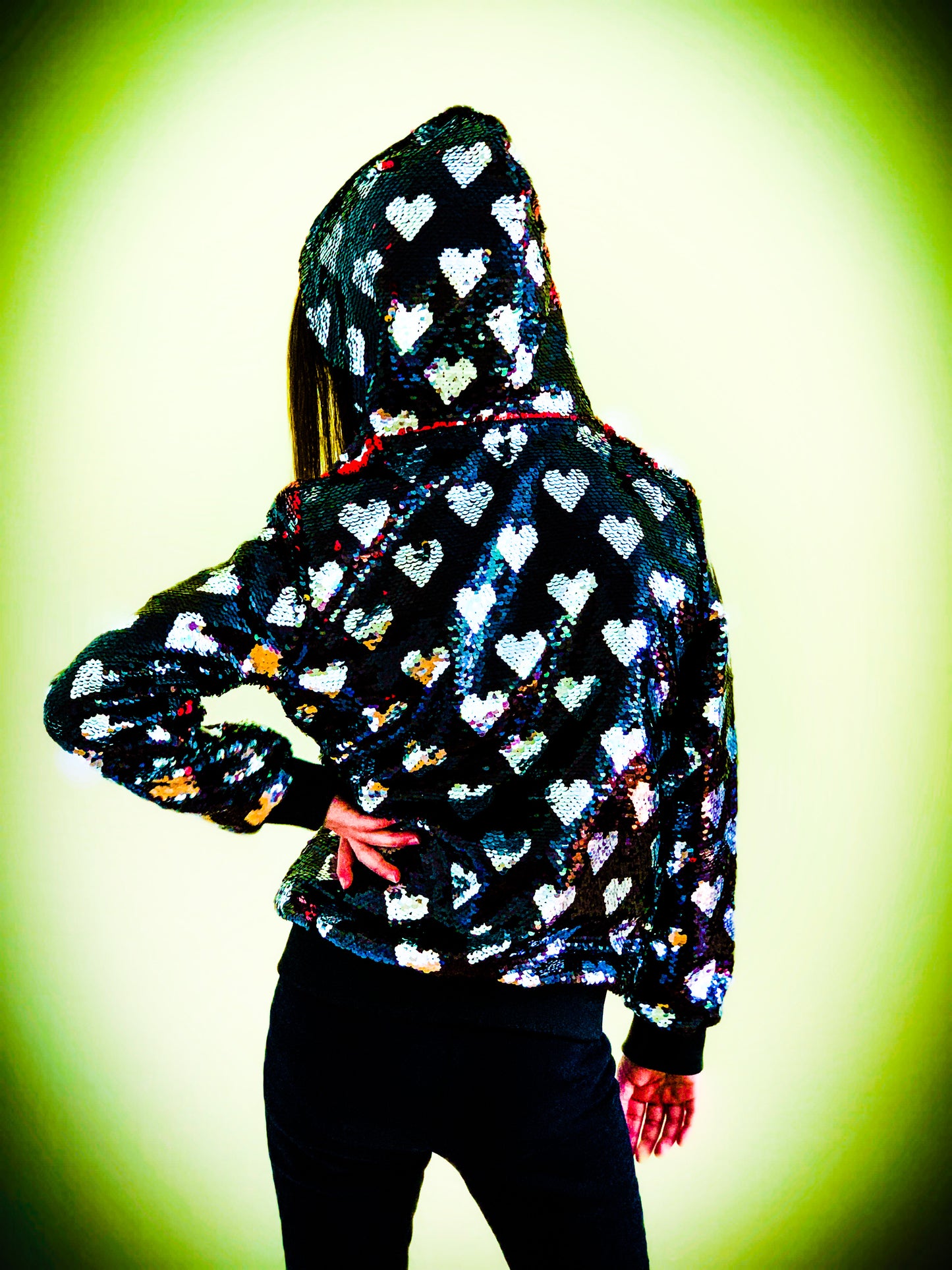 Heart Sequin Jacket