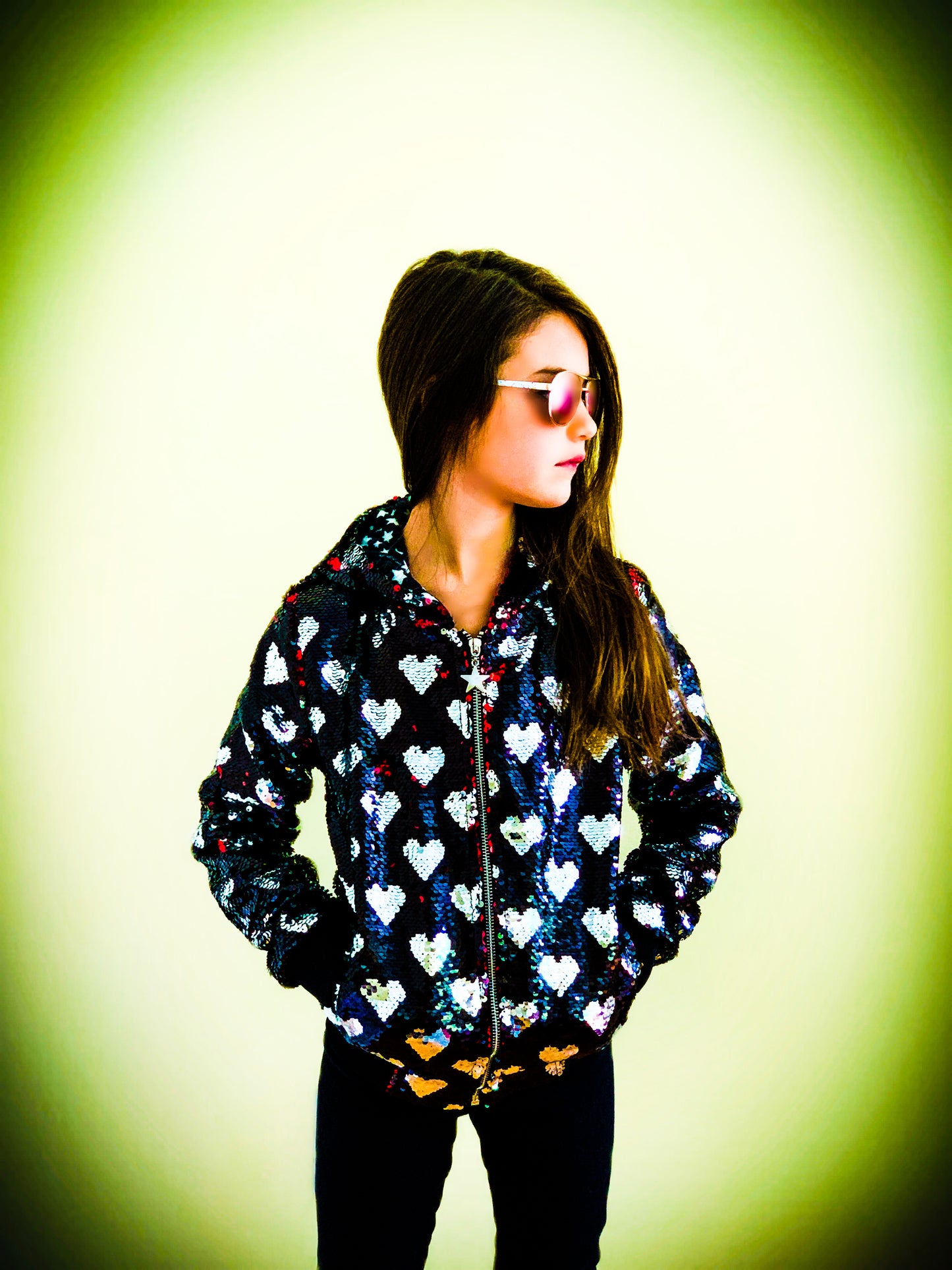 Heart Sequin Jacket